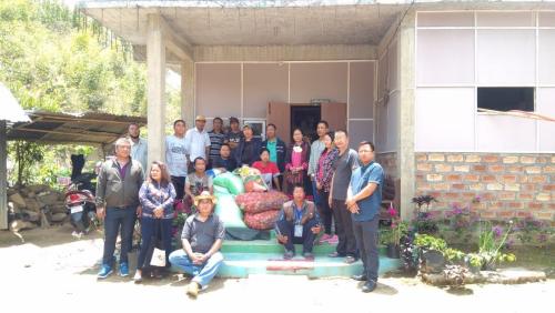 Contributions given to diplaced people of Manipur @27.01.2023