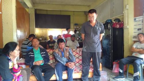 Contributions given to diplaced people of Manipur @27.01.2023